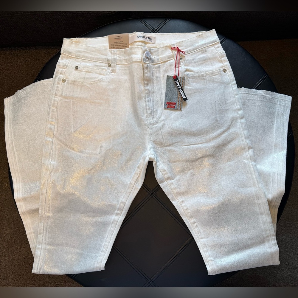 Armor Stacked Denim Jeans 36x36